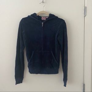 Juicy Couture Blue Terry Cloth Hoodie